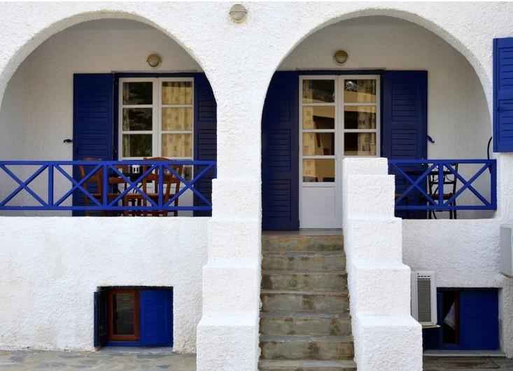Syros Inn Galissas Bagian luar foto