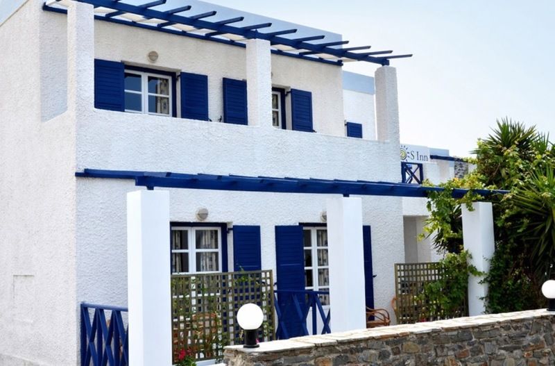 Syros Inn Galissas Bagian luar foto