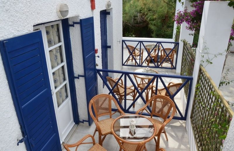Syros Inn Galissas Bagian luar foto
