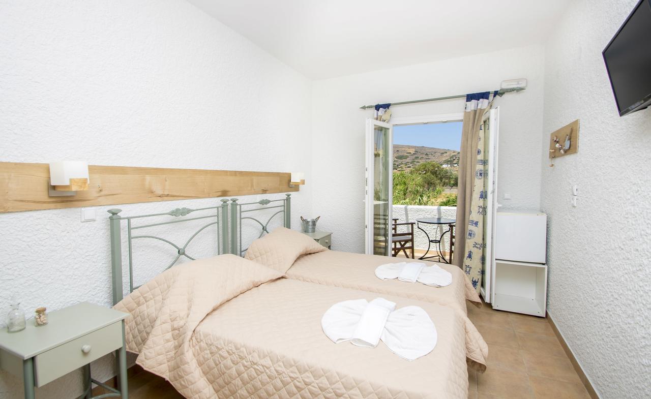 Syros Inn Galissas Bagian luar foto