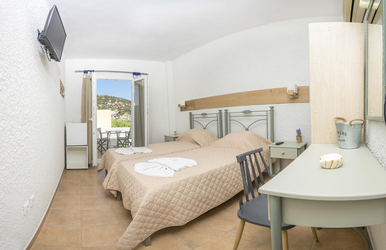Syros Inn Galissas Bagian luar foto