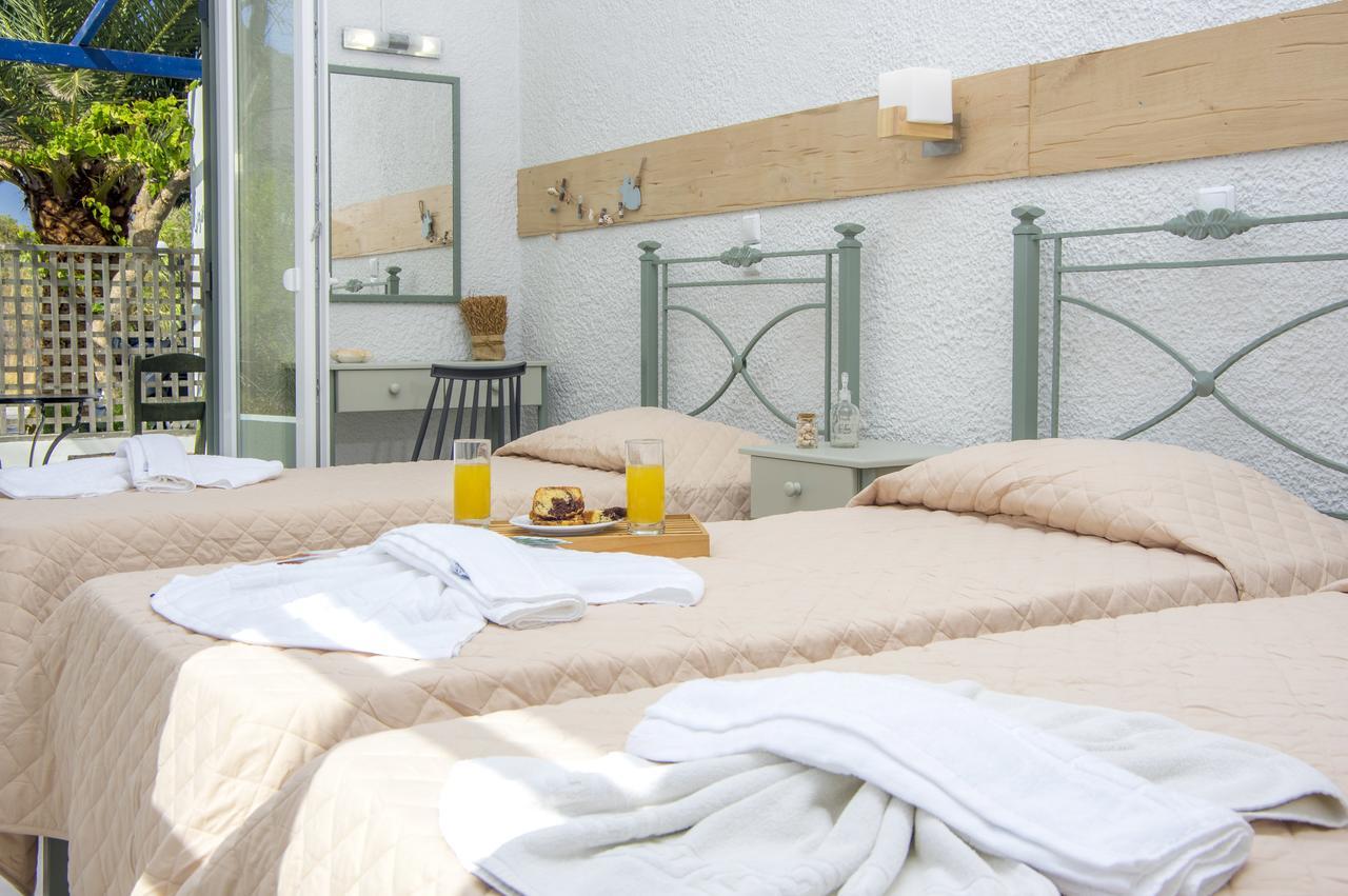 Syros Inn Galissas Bagian luar foto